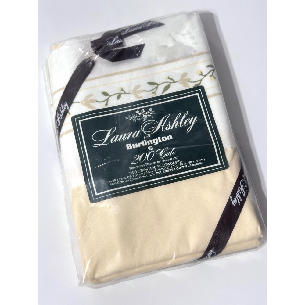 Vintage Laura Ashley Burlington Standard Pillowcases